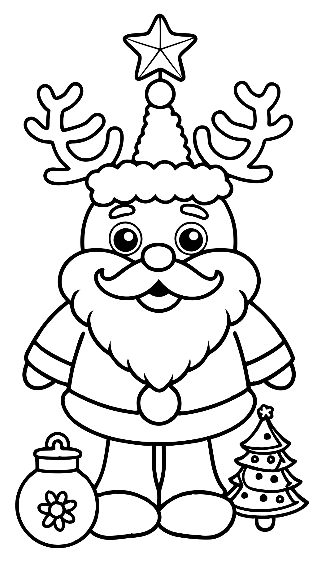 coloriages pour Noël imprimable gratuit